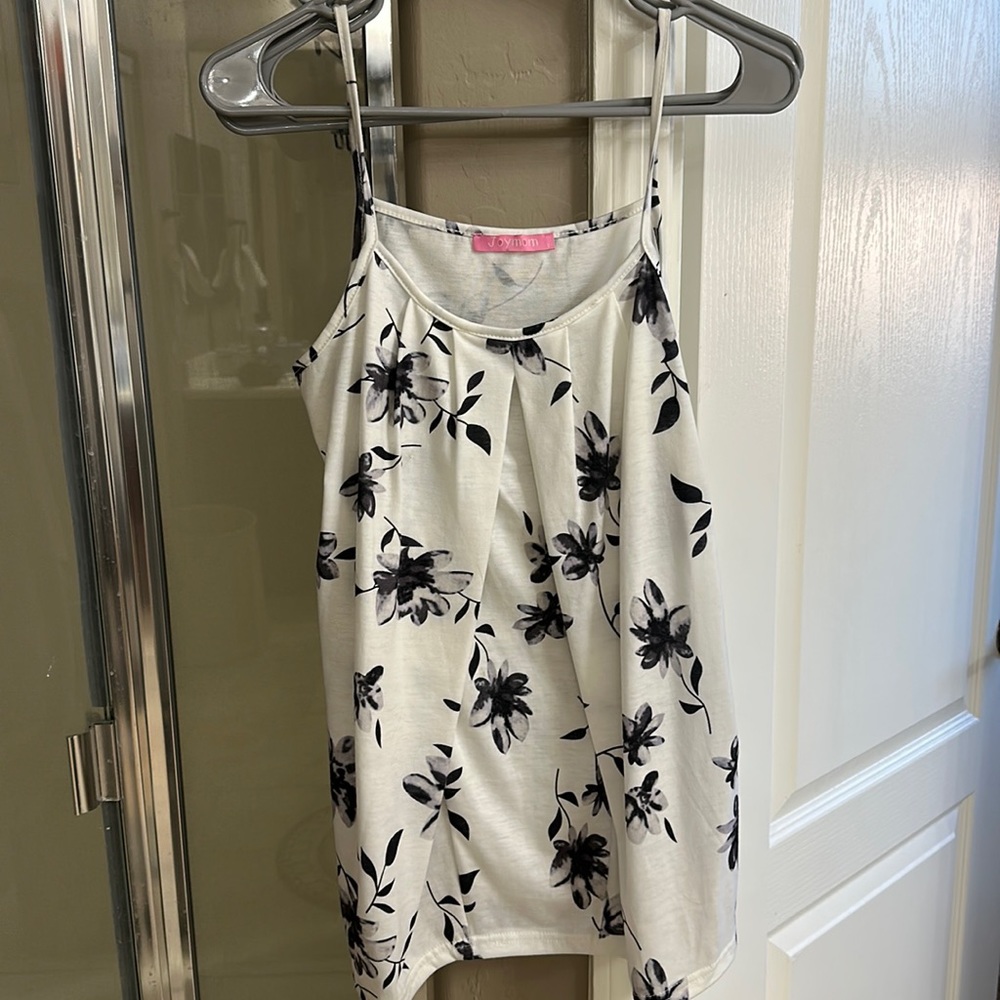 Floral maternity tank